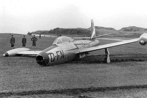 F-84 tilhørende Luftforsvaret i Norge (1957).