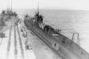 Den japanske ubåten 1-10 (Foto: Wikipedia)