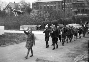 17. mai 1943 gikk et ulovlig barnetog gjennom Tønsberg by. 