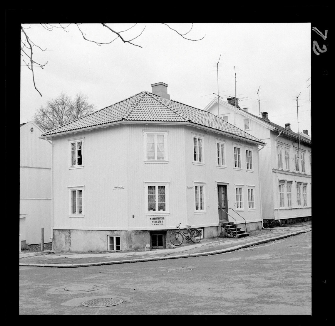 Øvre Langgate 2 i Tønsberg 1968.