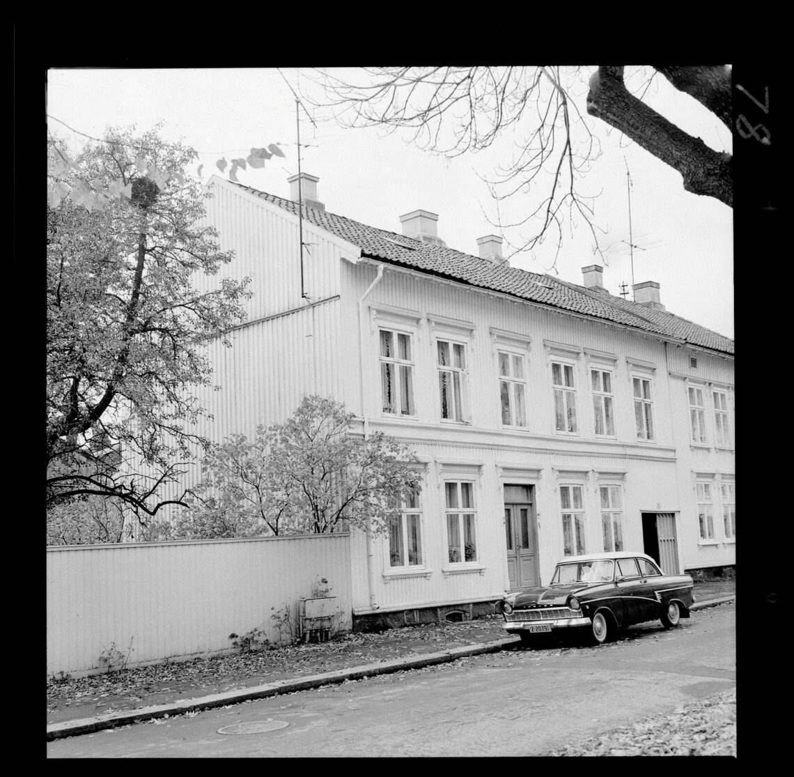 Øvre Langgate 10 i Tønsberg 1968.