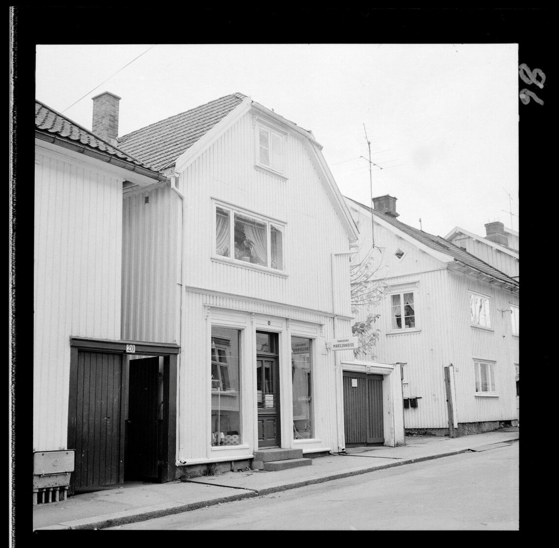Øvre Langgate 22 i Tønsberg 1968.