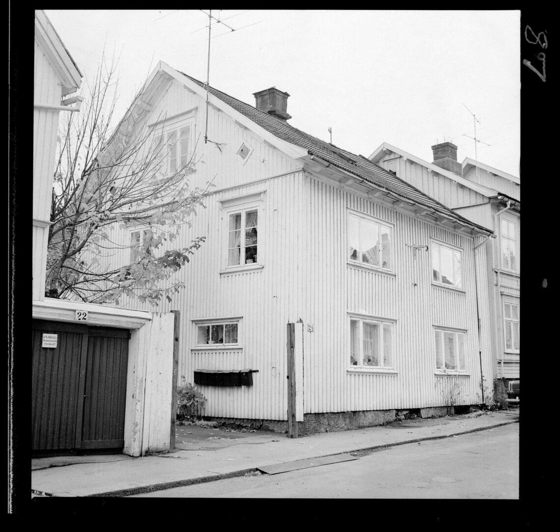 Øvre Langgate 24 i Tønsberg 1968.