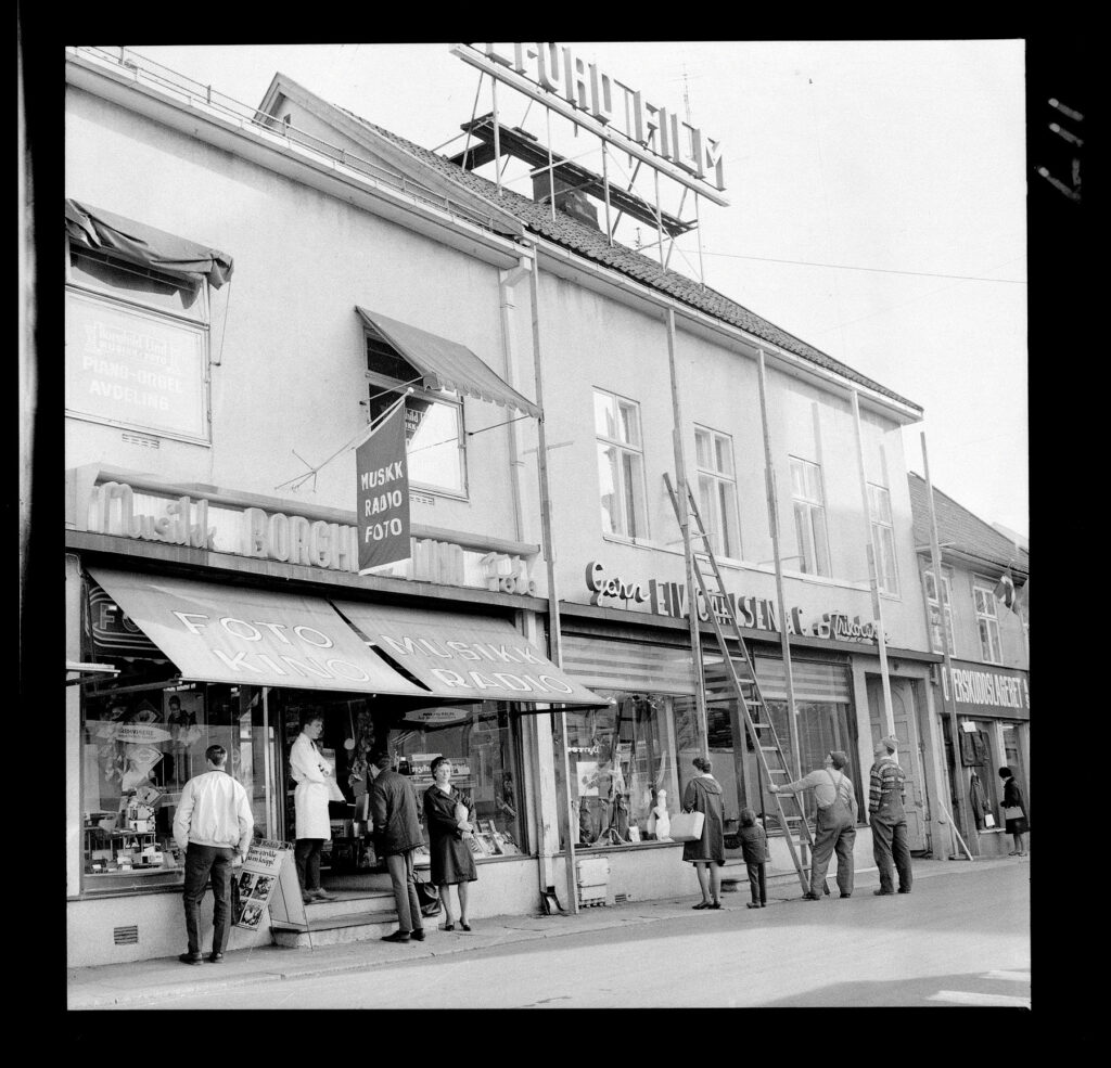 Øvre Langgate 57 i Tønsberg 1968.