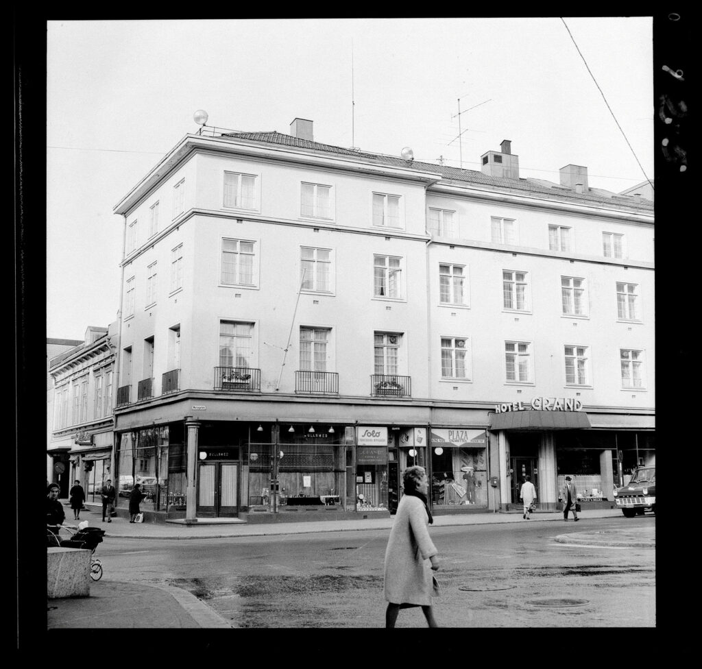 Grand Hotel i Øvre Langgate 65 i Tønsberg 1968.